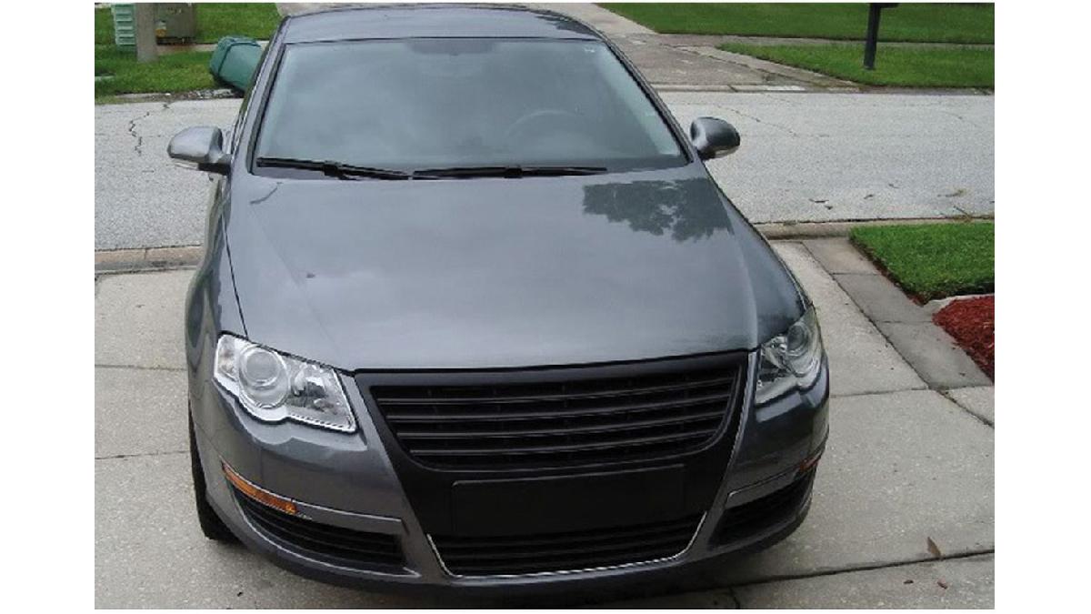 Grille+sans+logo+sur+mesure+pour+Volkswagen+Passat+3C+2005-2010+excl.+PDC